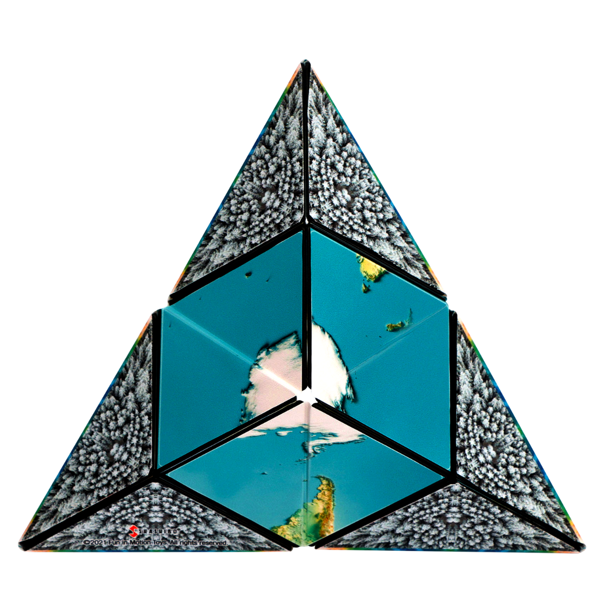 Crunchhouse ★FIELD EARTH KB 152 Explorer Series - Shashibo Magnetic Puzzle Cubes - Earth